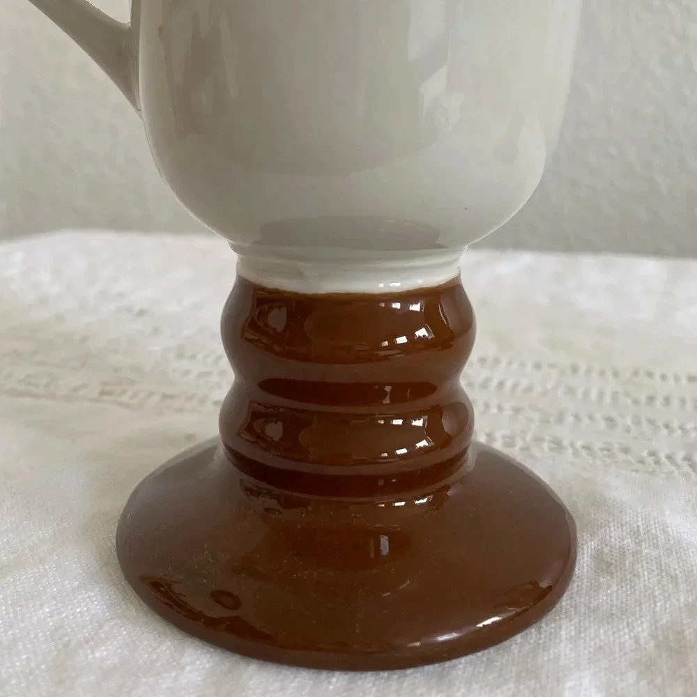 Vintage 1970's 3 Ceramic Irish Coffee Mugs Made in the USA by HALL 1273
